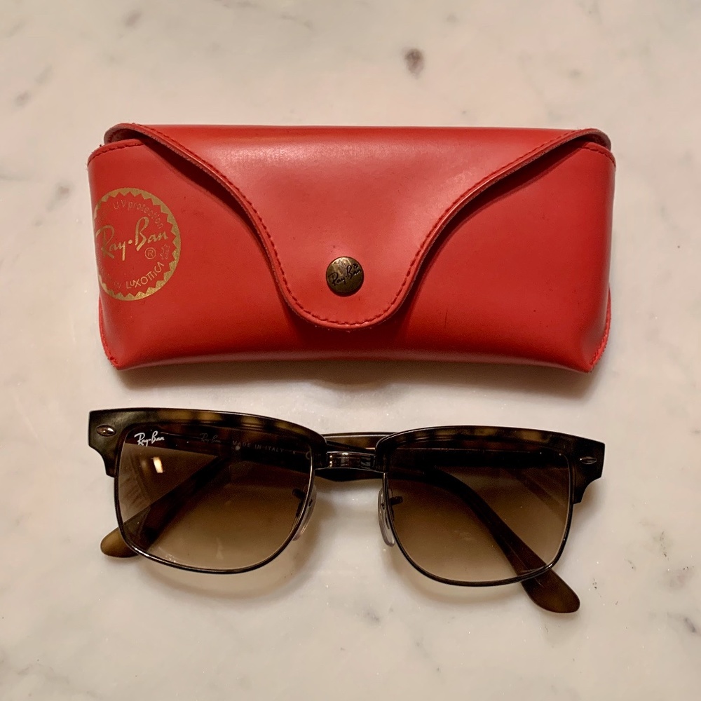 Ray-ban Men's Clubmaster Sunglasses_Polarized